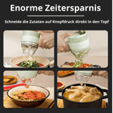 Fasty - Elektrischer 4 in 1 Gemüseschneider für massive Zeitersparnis