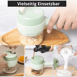 Fasty - Elektrischer 4 in 1 Gemüseschneider für massive Zeitersparnis