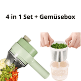 Fasty - Elektrischer 4 in 1 Gemüseschneider für massive Zeitersparnis