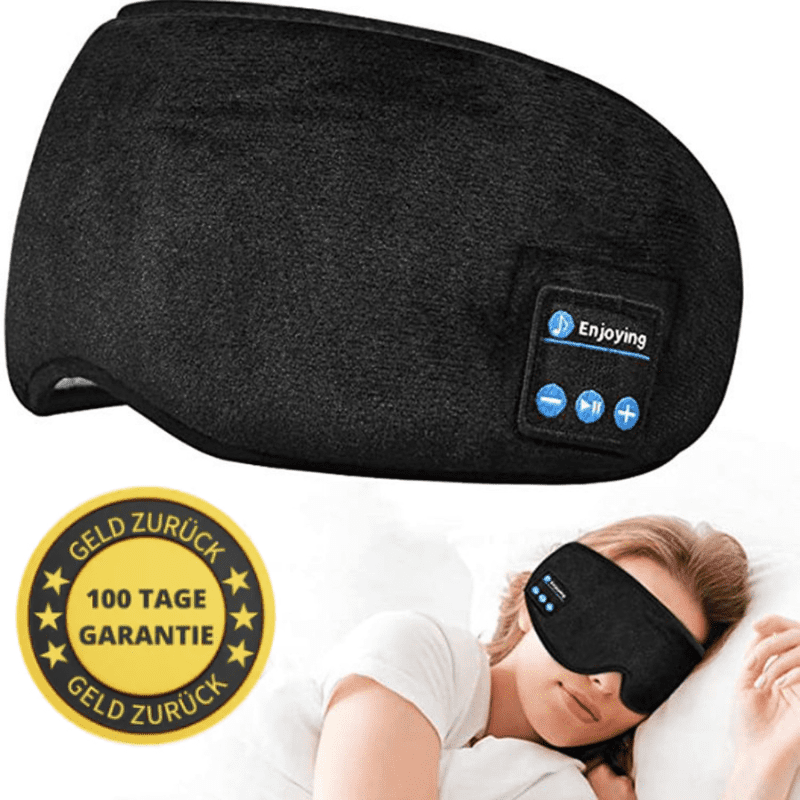 Sleepy - Exklusive Schlafmaske mit integrierten Bluetooth Kopfhörer
